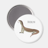 Aimant Monitor lizard (Recto/Verso)