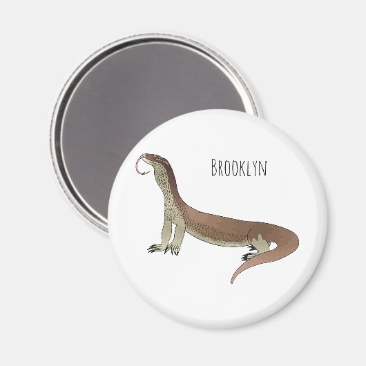 Aimant Monitor lizard (Recto/Verso)