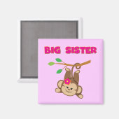 Aimant Monkey Big Sister (Recto/Verso)
