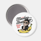 Aimant Monkey Business, Fun sauvage (Recto/Verso)