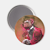 Aimant Monkey Butler (Recto/Verso)