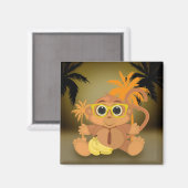 Aimant Monkey Nerd (Recto/Verso)