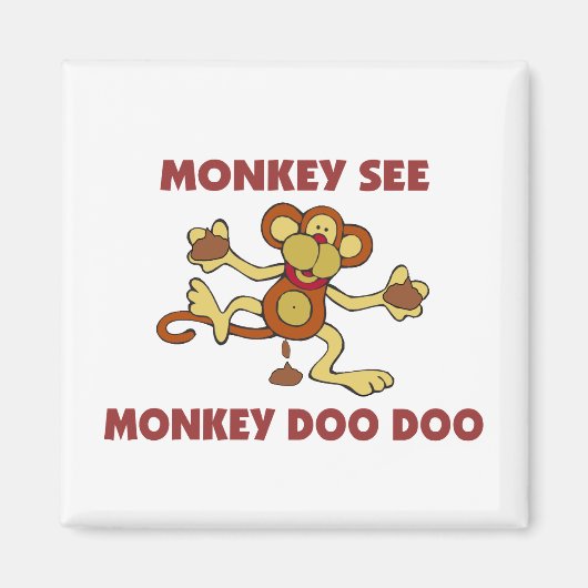 Aimant Monkey Voir Monkey Doo Doo (Devant)