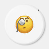 Aimant monocle émoji (Devant)