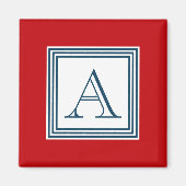Aimant Monogram design (Devant)