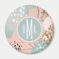 Monogramme | Blush & Gold I