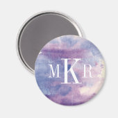 Aimant Monogramme | Brume pourpre II (Recto/Verso)