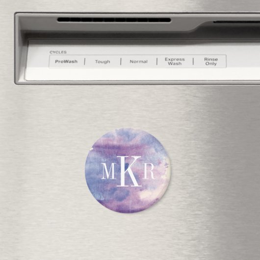 Aimant Monogramme | Brume pourpre II (In Situ (Lave-vaisselle))