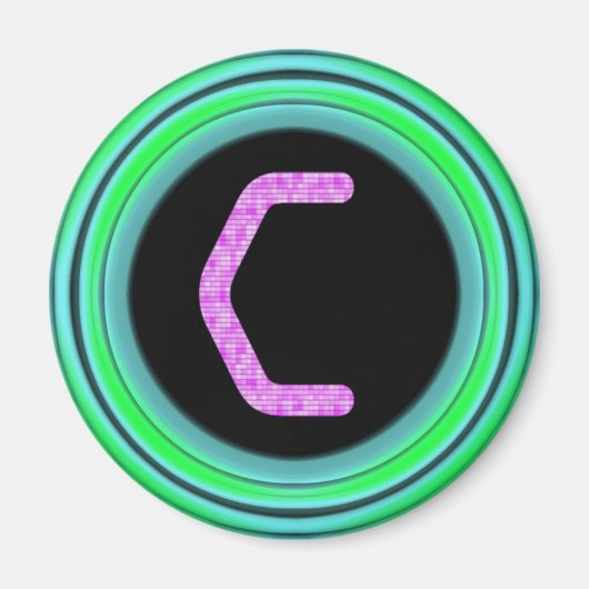 Aimant Monogramme "C" (Devant)
