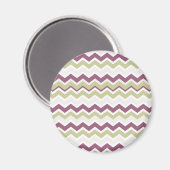 Aimant Monogramme Chevron Brick (Recto/Verso)