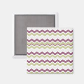 Aimant Monogramme Chevron Brick (Recto/Verso)