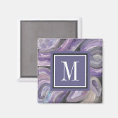 Aimant monogramme | Circle (Recto/Verso)