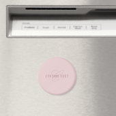 Aimant Monogramme d'aspect élégant | Or rose (In Situ (Lave-vaisselle))