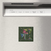 Aimant Monogramme E de colibri (In Situ (Lave-vaisselle))