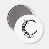 Aimant Monogramme fantaisie : Choix (Recto/Verso)