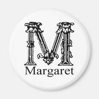 Aimant Monogramme fantaisie : Margaret
