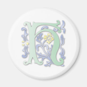 Aimant Monogramme Fleur-de-lis H