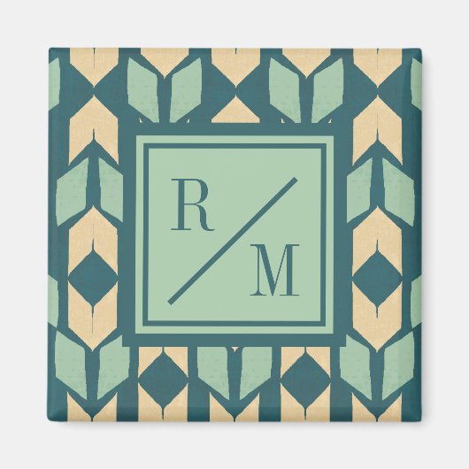 Aimant Monogramme | Geo Step extérieur | Flèche géométriq (Devant)