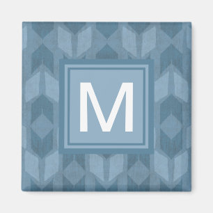 Aimant Monogramme   Geo Step extérieur   Motif Flèche ble