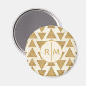 Aimant Monogramme | Geo Step extérieur | Patte géométriqu (Recto/Verso)