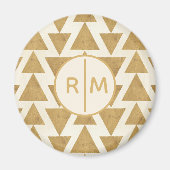 Aimant Monogramme | Geo Step extérieur | Patte géométriqu (Devant)