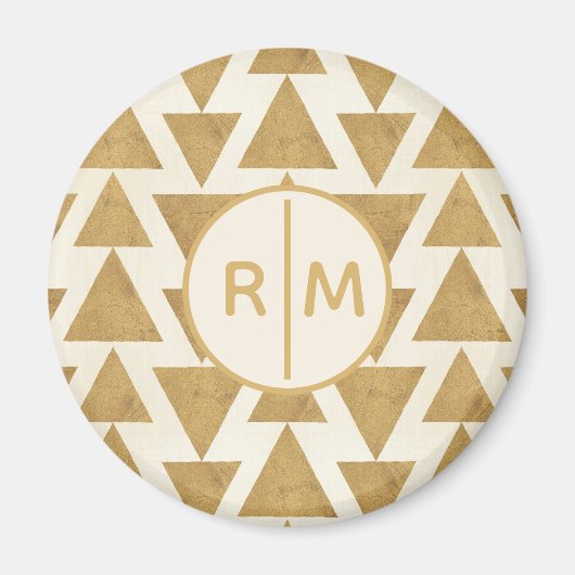 Aimant Monogramme | Geo Step extérieur | Patte géométriqu (Devant)