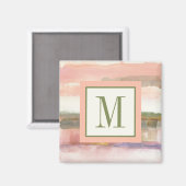 Aimant Monogramme | Influence de la ligne et de la couleu (Recto/Verso)