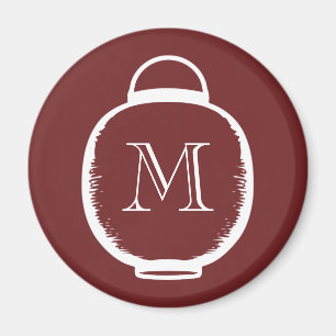 Aimant Monogramme japonais de lanternes