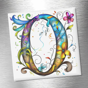 Aimant Monogramme lunaire O