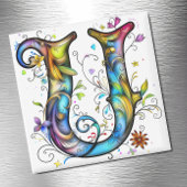 Aimant Monogramme lunaire U