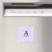 Aimant Monogramme majuscule masculine ajouter un nom past (In Situ (Lave-vaisselle))