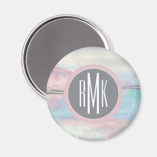 Aimant monogramme | Mille-deux (Recto/Verso)