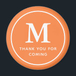 Aimant Monogramme Moderne Simple Merci Chic Pour Venir<br><div class="desc">Ce design simple et moderne est composé de typographie serif et sans serif. Parfait pour les faveurs du parti.</div>