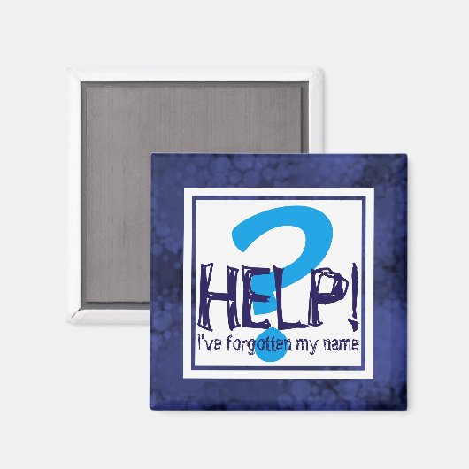 Aimant Monogramme parodique (Recto/Verso)