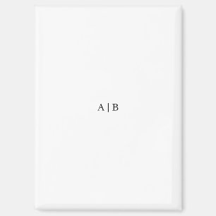 Aimant Monogramme personnalisé