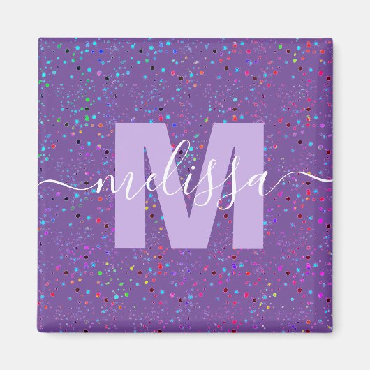 Aimant Monogramme personnalisé (Devant)