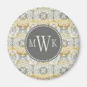 Aimant Monogramme | Tapestry Rosette II (Devant)
