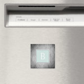 Aimant Monogramme Vintage de menthe (In Situ (Lave-vaisselle))