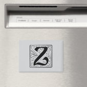 Aimant Monogramme Z noir (In Situ (Lave-vaisselle))