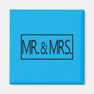 Aimant Monsieur et Madame Mariage Lune de Miel Marié Femm