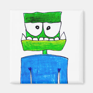 Aimant Monster "Groen"