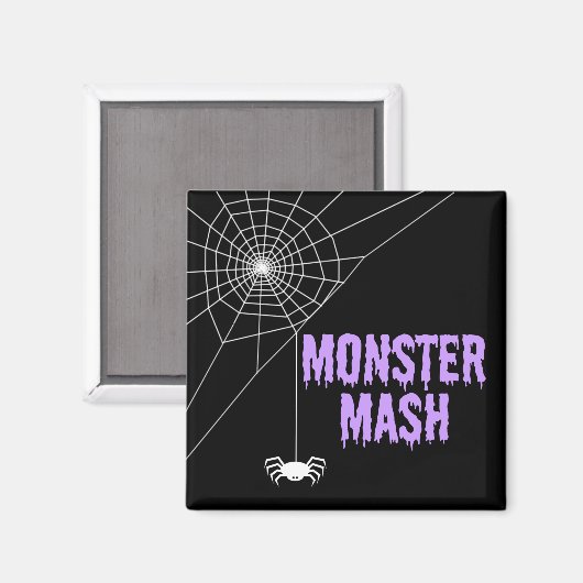 Aimant Monster Mash Halloween Spider Web (Recto/Verso)