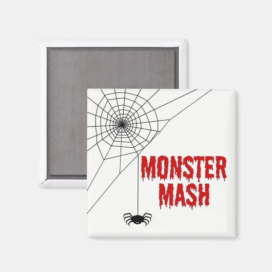 Aimant Monster Mash Halloween Spider Web (Recto/Verso)