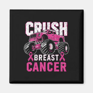 Aimant Monster Truck Pink Break Sensibilisation Enfants a