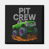 Aimant Monster Truck T Crew Family Matching Birthday Part (Devant)