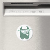 Aimant Monstre bleu mignon (In Situ (Lave-vaisselle))
