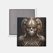 Aimant Monstre crâne Squelette Horreur (Recto/Verso)