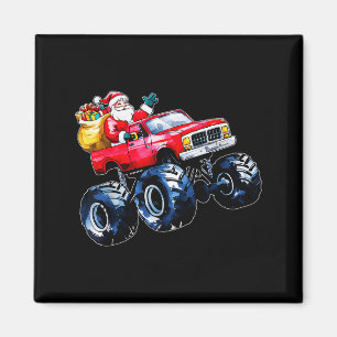 Aimant Monstre de camion de Noël Santa Xmas garçons enfan