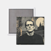 Aimant Monstre de Frankenstein Halloween (Recto/Verso)