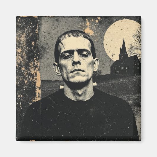 Aimant Monstre de Frankenstein Halloween (Devant)